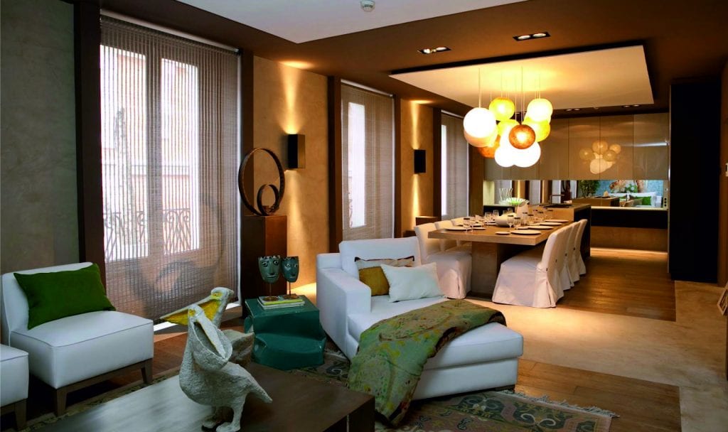 Iluminación de un espacio de Casa Decor