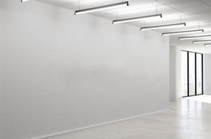 luminaria lineal en pasillos