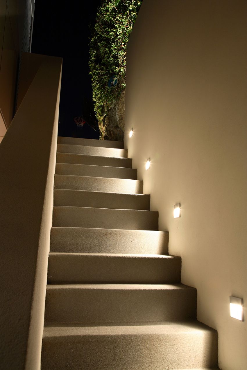 LED iluminación de escalera escaleras luz escaleras etapas lámpara de pared lámpara de instalación 60mm