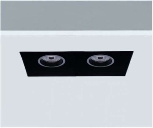 Empotrado trimless BK Square Doble para espacios arquitectonicos